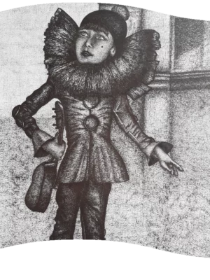 Immagine che rappresenta un'anteprima del disegno artistico "Il Pierrot dimenticato"