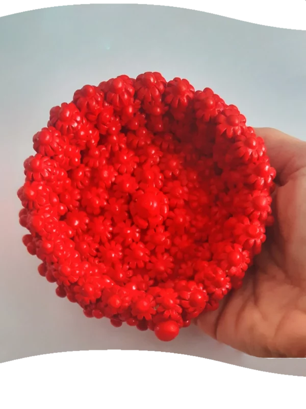 Svuotatasche rosso in ceramica sarda